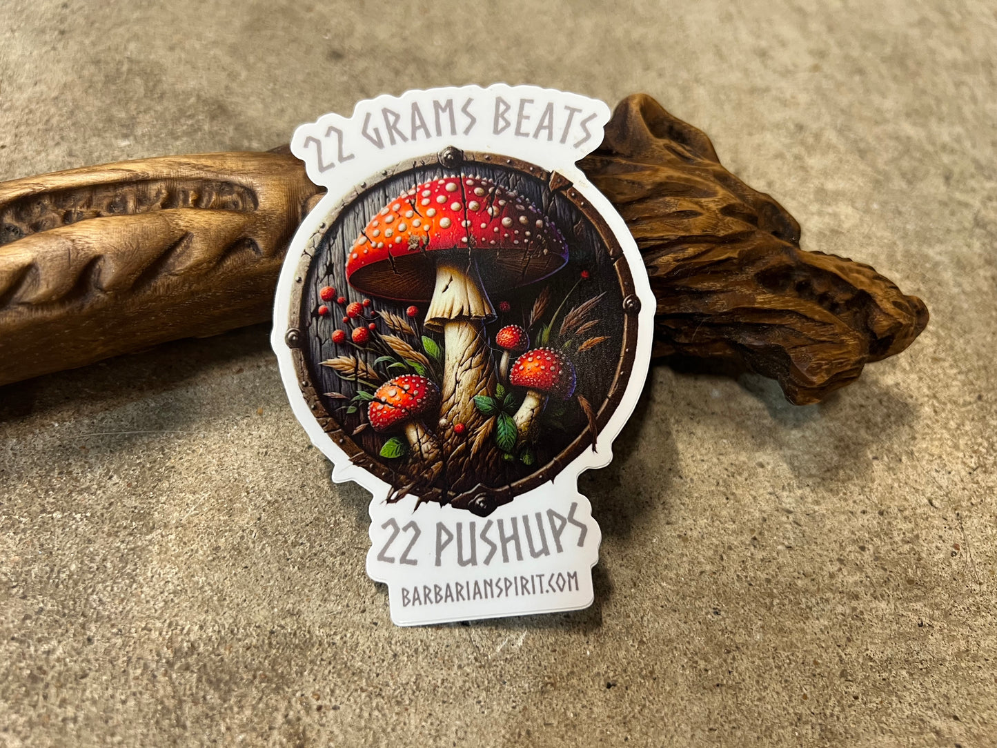 22 grams sticker