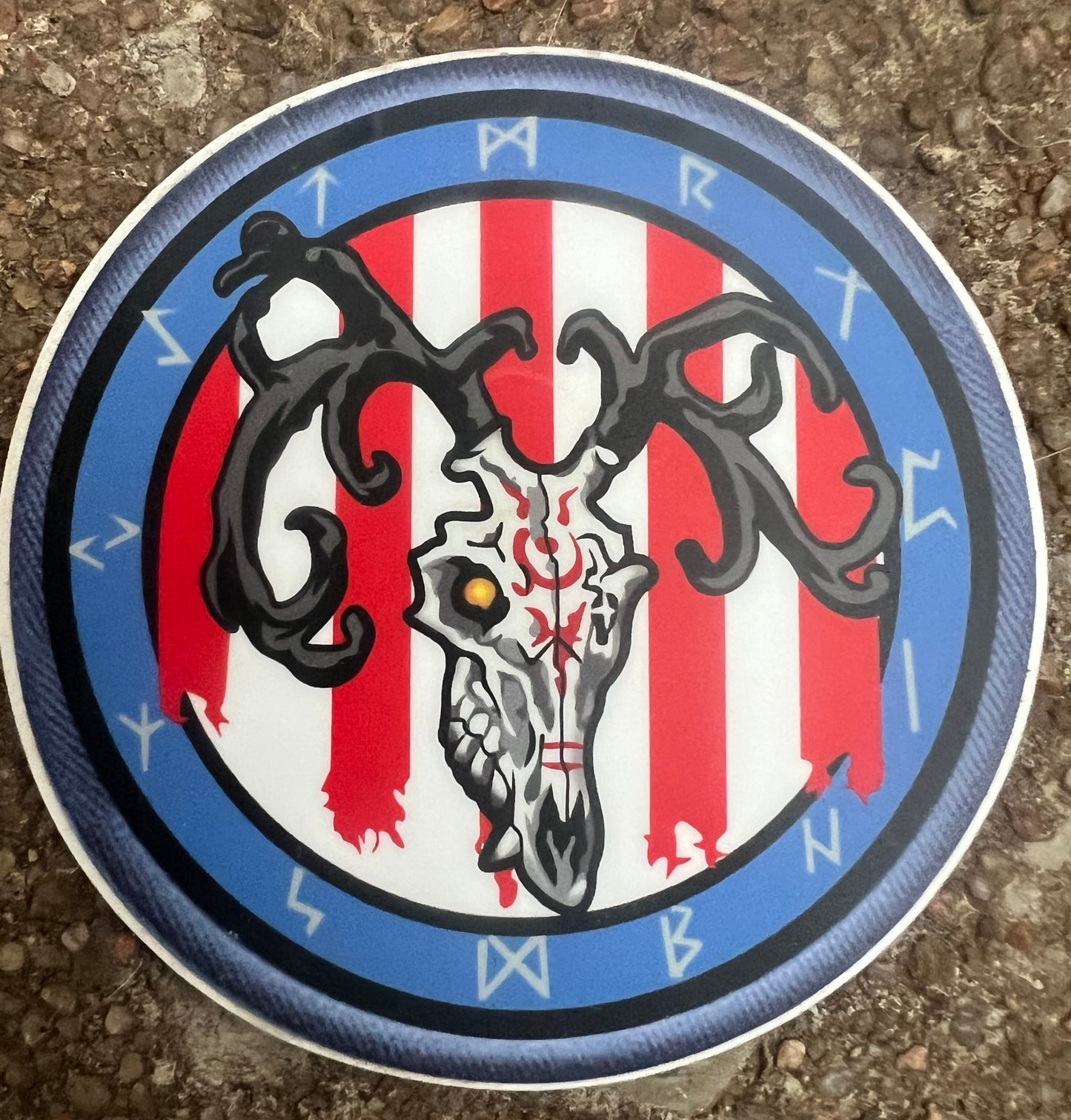 Wendigo V2, sticker, full color
