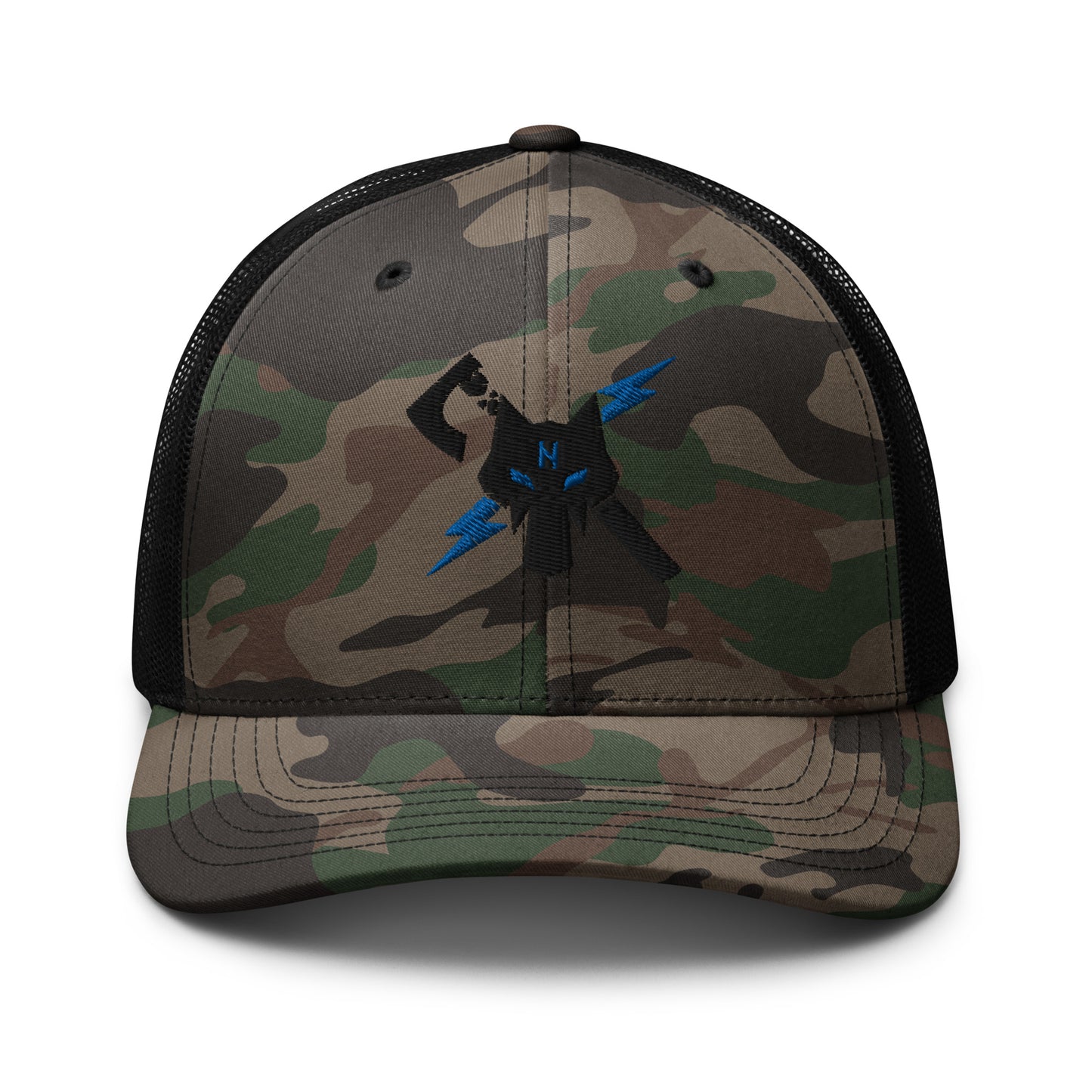 Camouflage trucker hat