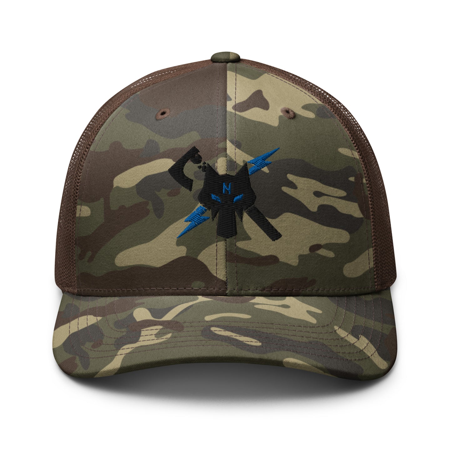 Camouflage trucker hat