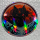 Blood moon wolf hologram sticker